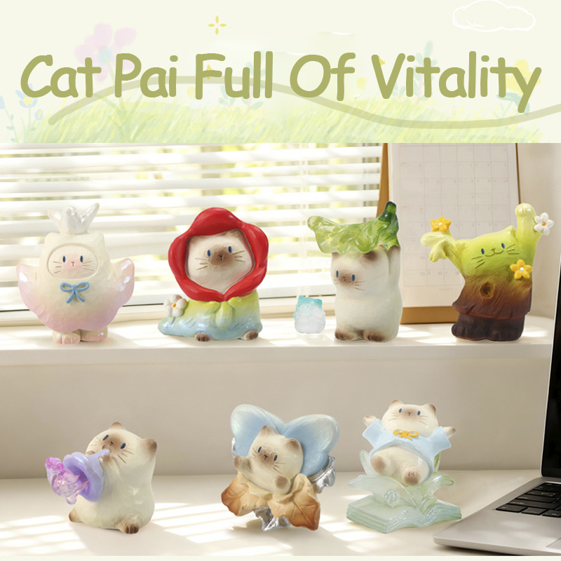 Resin Art Case - Seria Cat Pai Full Of Vitality