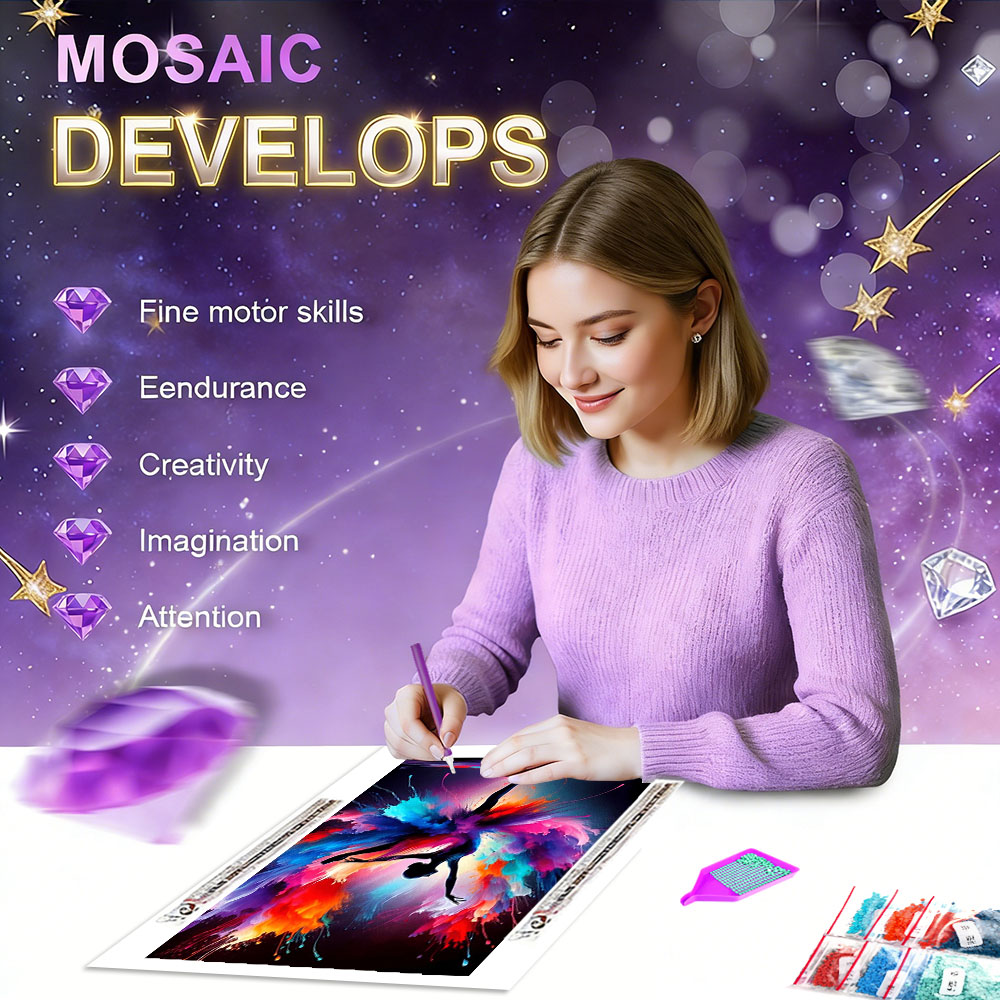 HUACAN 5d Zestawy do samodziel – Resin Art Wallpaper recenzja i cena