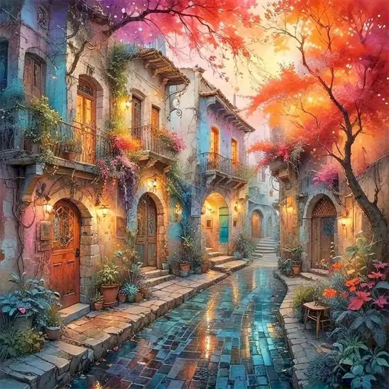 RUOPOTY 5d Diamentowe Malowani – Resin Art Wallpaper recenzja i cena