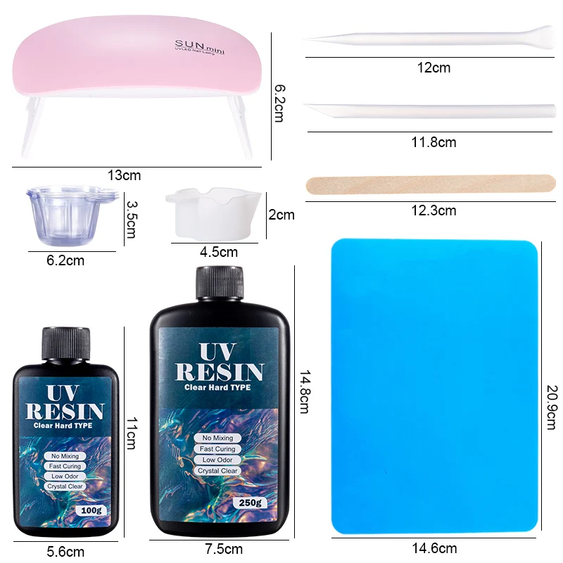 Zestaw kleju z twardej żywicy  – Resin Art Equipment recenzja i cena