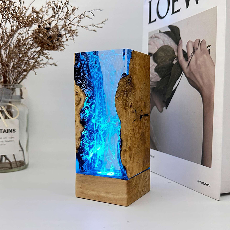 Lampa stołowa z żywicy o temat – Resin Art Baby recenzja i cena