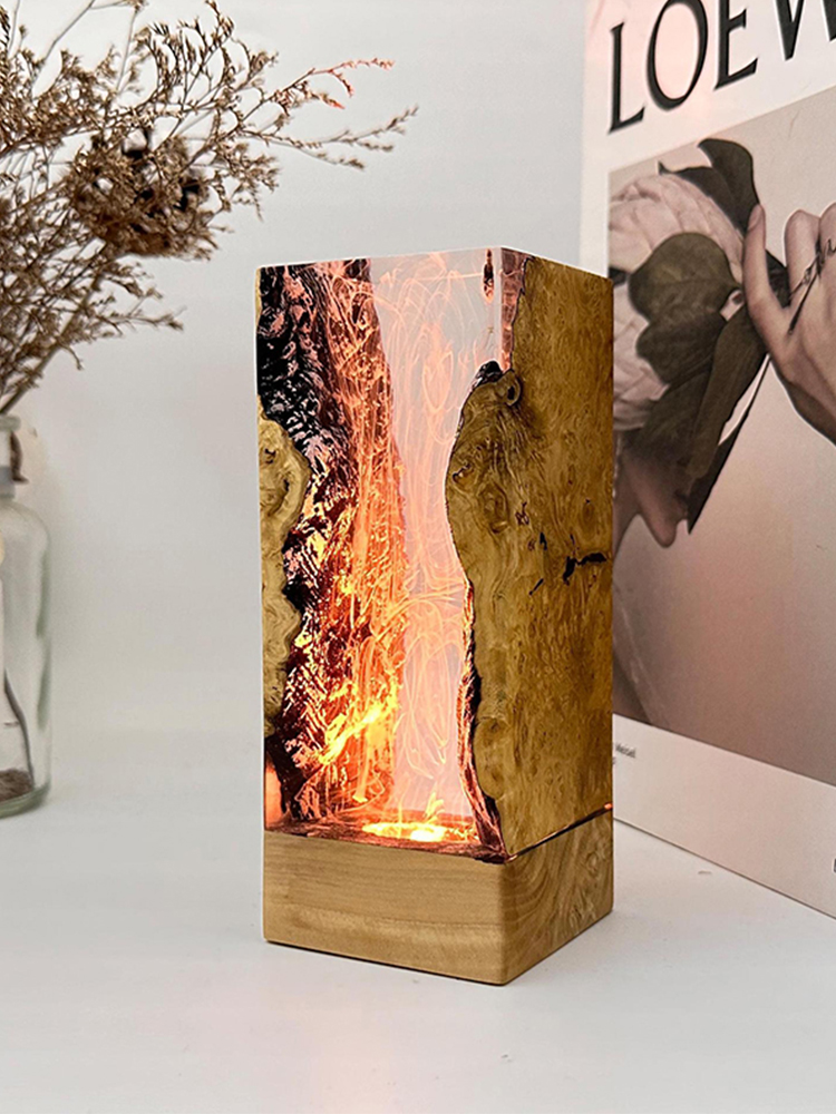 Lampa stołowa z żywicy o temat – Resin Art Baby recenzja i cena