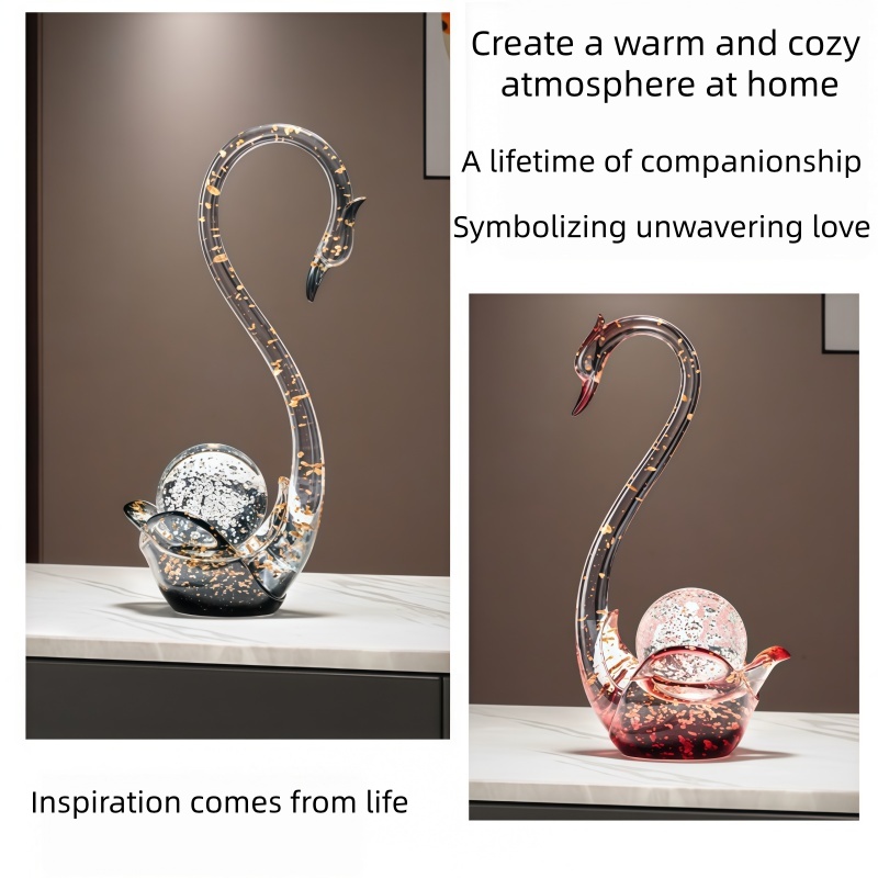 Luksusowa figurka łabędzia z ż – Resin Art Wedding Gift recenzja i cena